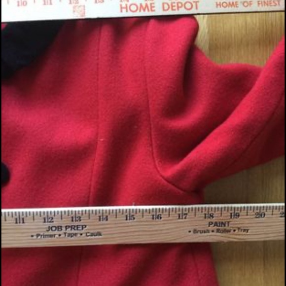 Vintage London Fog girls red cost wool bland, Christmas Holiday special occasion - Picture 5 of 11